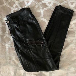 WHBM Coated Skinny Jeans